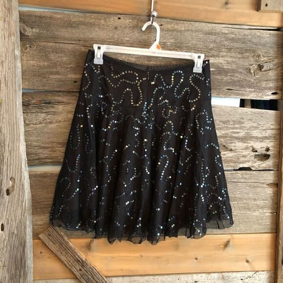 basil & Maude sequin skirt size 4 - Picture 2 of 4